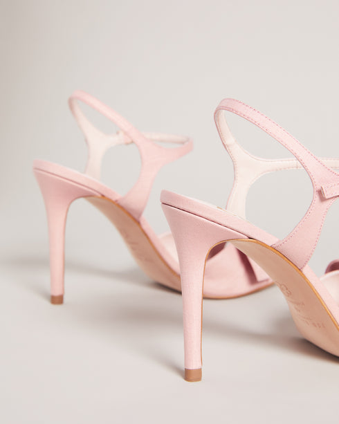 <P>Satin Bow 90Mm Heeled Sandal</P>